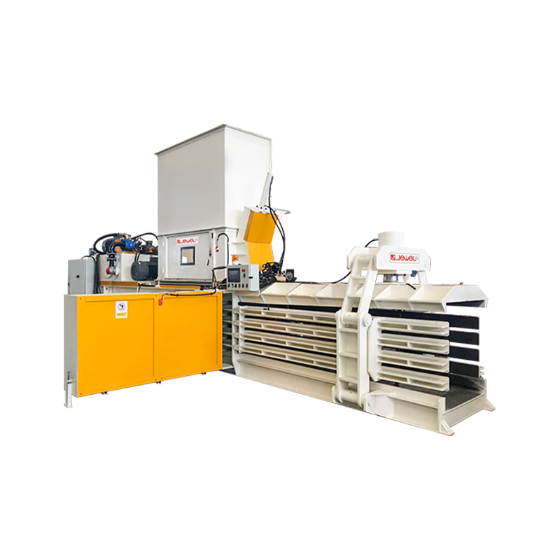 Pressa per balle di compressione orizzontale completamente automatica di grandi dimensioni