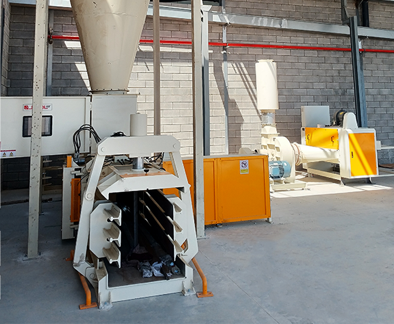 Soluzione per lo scarico senza rifiuti dell'intero impianto per una fabbrica di cartone tunisina