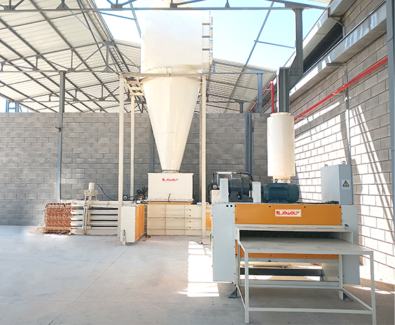 Soluzione per lo scarico senza rifiuti dell'intero impianto per una fabbrica di cartone tunisina
