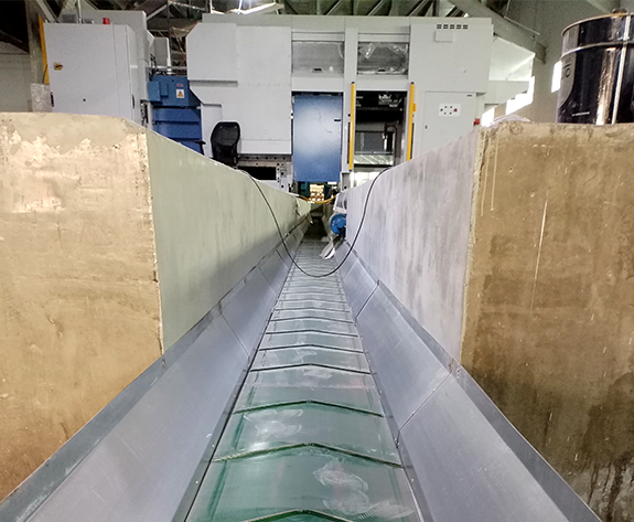 Sistema di scarico dei rifiuti completamente automatico per una fabbrica saudita di fustellatura di imballaggi